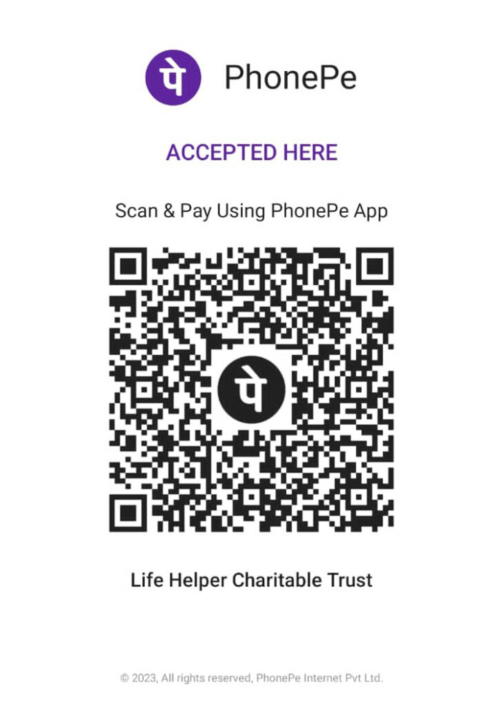 Penhope Qr Code Become a Volunteer – Life Helper Charitable Trust